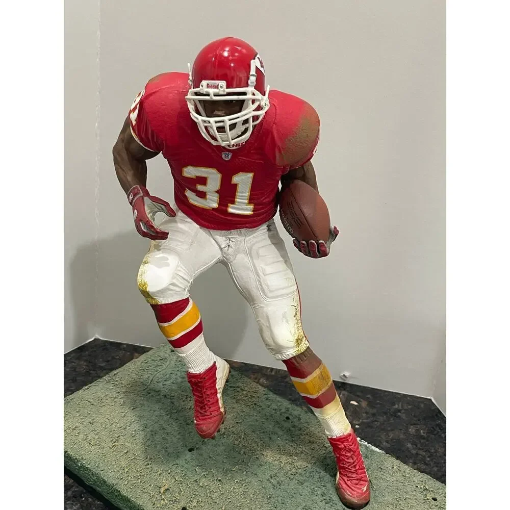 NFL KANSAS CITY CHIEFS #31 PRIEST HOLMES 11’FIGURE RED JERSEY 2004 COLLECTIBLE - Picture 12 of 16